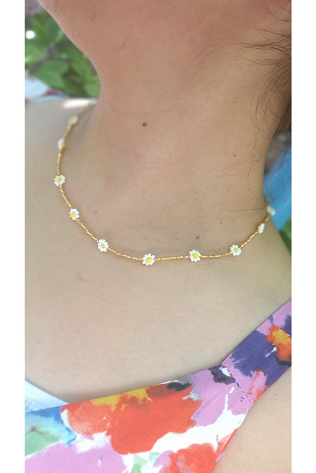 الحد الأدنى من قلادة حبة ديزي - 1