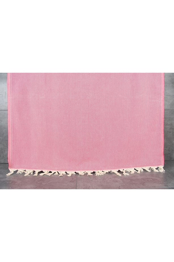 Fuşya Peştemal Plaj Havlusu Masa Örtüsü Piknik Örtüsü 100x180 Cm %100 Pamuk Banyo Havlusu - 7