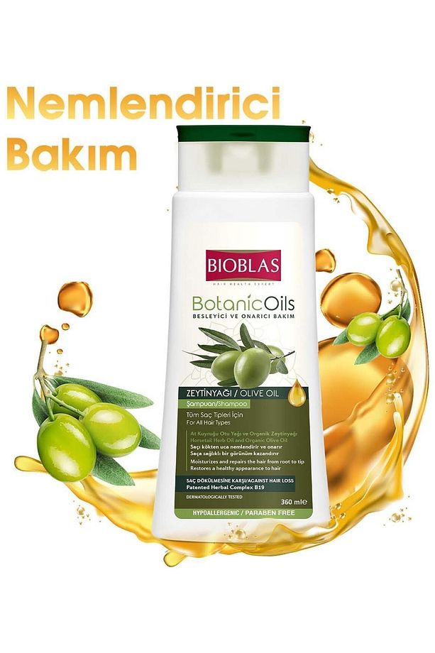 Botanic Oils Şampuan Zeytinyağı (kuru & Yıpranmış Saçlar) 360 Ml - 2