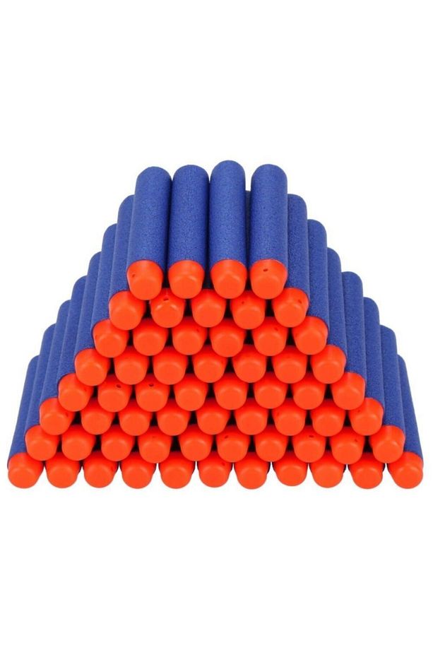 Yedek Nerf Mermi 100 Adet Tüm Nerflerle Uyumlu Yedek Sünger Mermi - 3