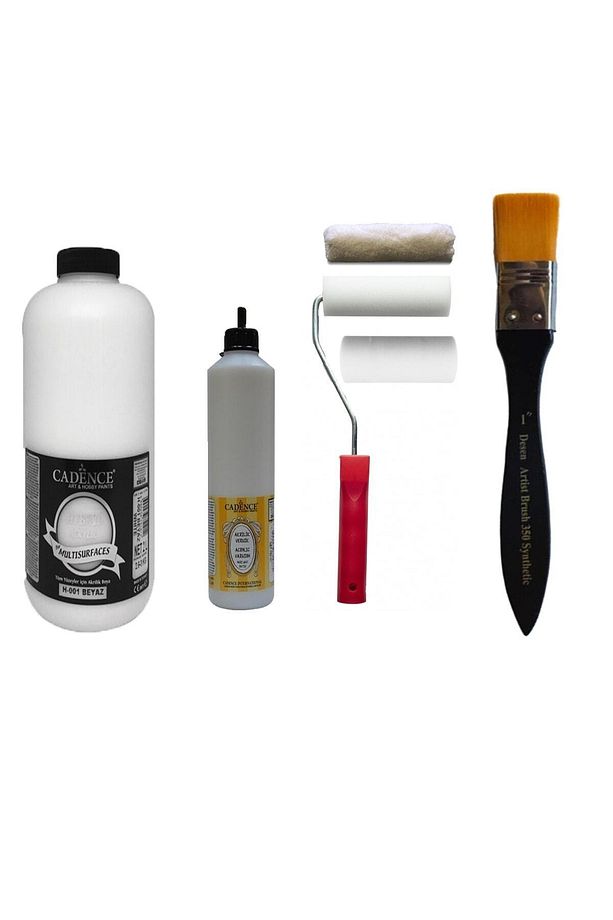 Multi Surface H001- Beyaz 2 Litre Hybrid Boya Seti 4'lü Multisurface - 1