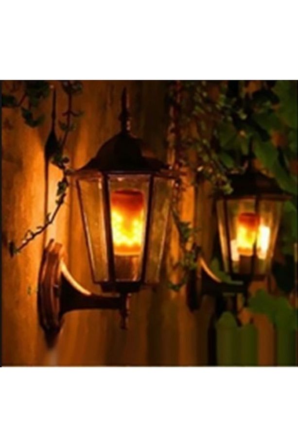 Rustik Ledli E27 Duylu Alev Effectli Ampül - 1