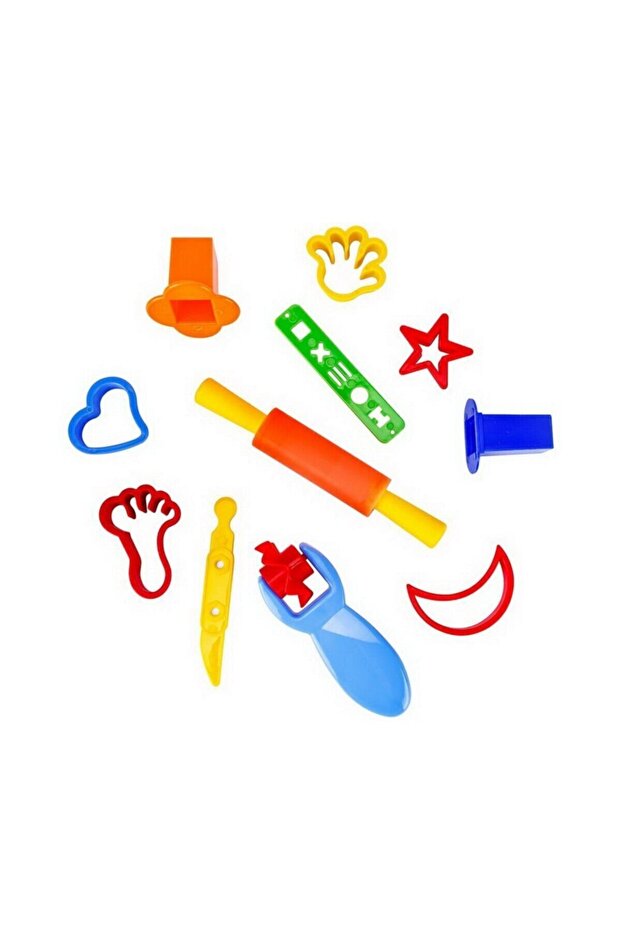 مجموعة قوالب عجينة اللعب ذات الأشكال الصغيرة - 1