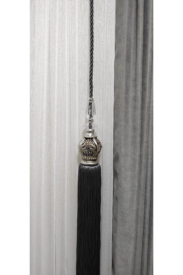 Dekoratif Perde Sarkıtı Polyester Silver - 1