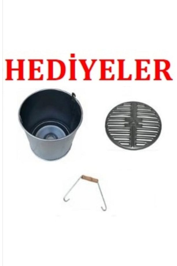 Emaye Soba Yuvarlak Soba Kovalı Soba Uyuyan Soba Odun Sobasi - 4
