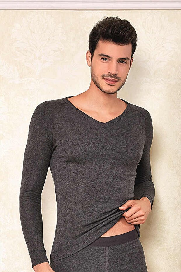 Erkek Termal Üst Siyah - 1