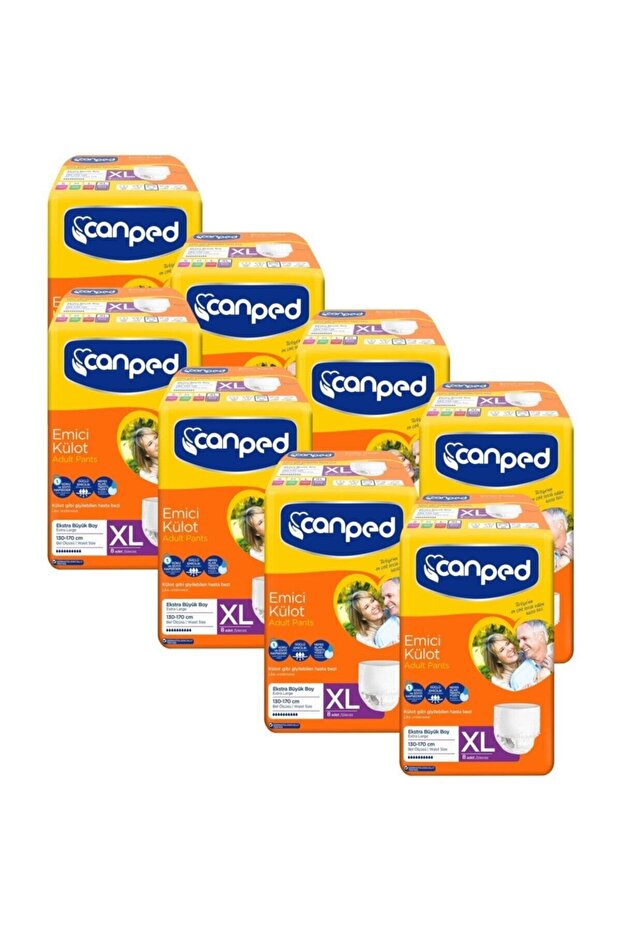 Absorbent Panties Xl 8x8:64 Pieces 130-170 Cm