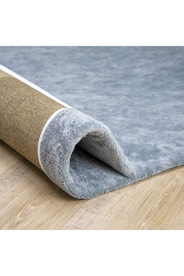 غطاء سجادة ويلسوفت بنمط عادي رمادي - 2