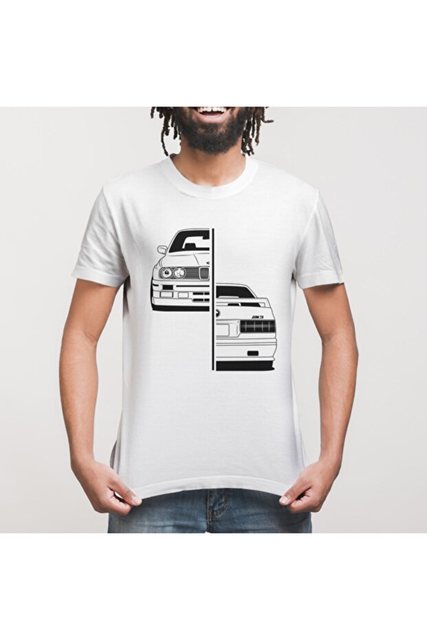 Ανδρικό μπλουζάκι Bmw E30 Ffront Back - 3