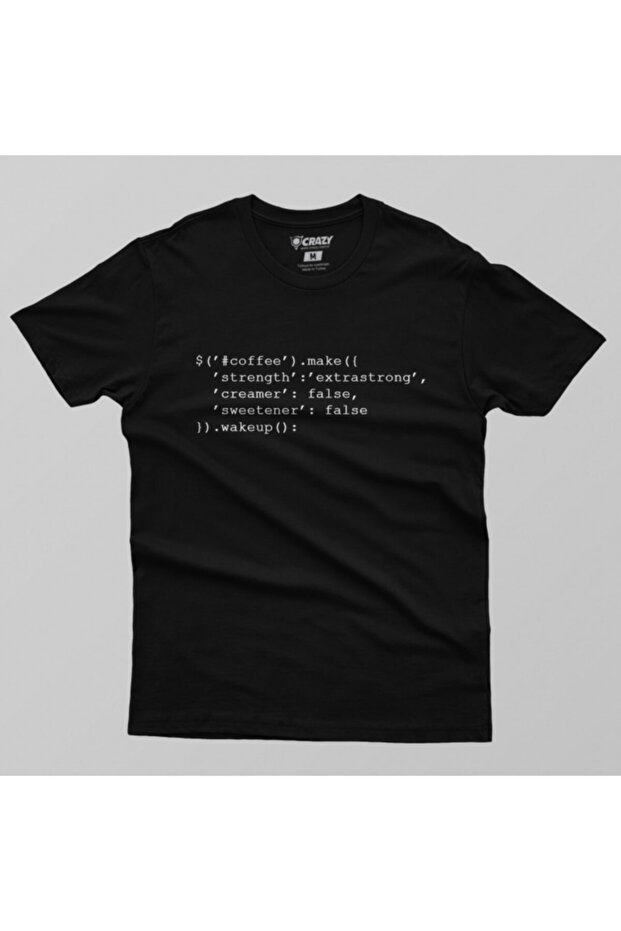 Kafa Javascript muška majica - 2