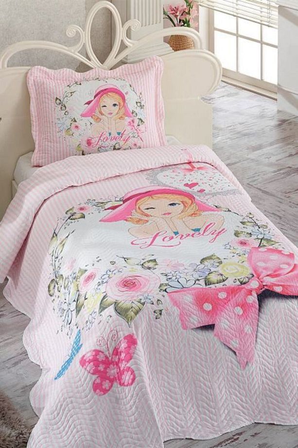 Lovely Tek Kişilik Kapitone Yatak Örtüsü - 1