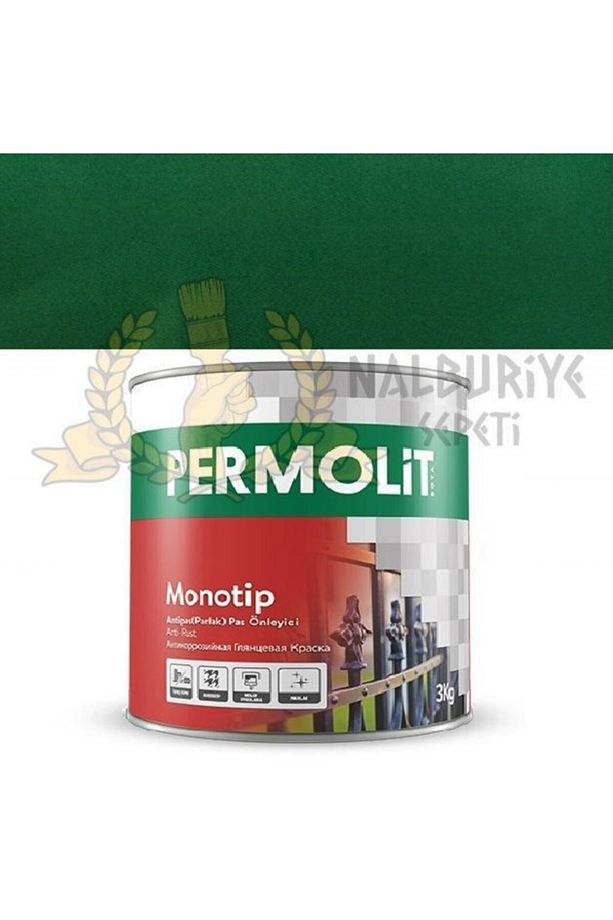 Monotip Astarlı Antipas Boya Nefti Yeşil 2.5 Lt. - 1