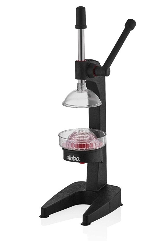 Sto-6712 Professional Juicer with Handle for Citrus Fruits | Cast Metal, Stainless Strainer