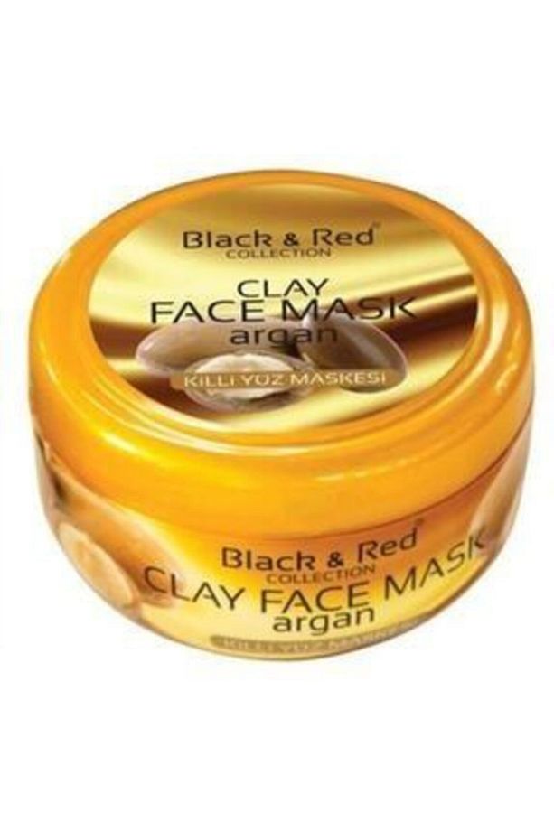 Black&red Clay Face Mask Argan - 1