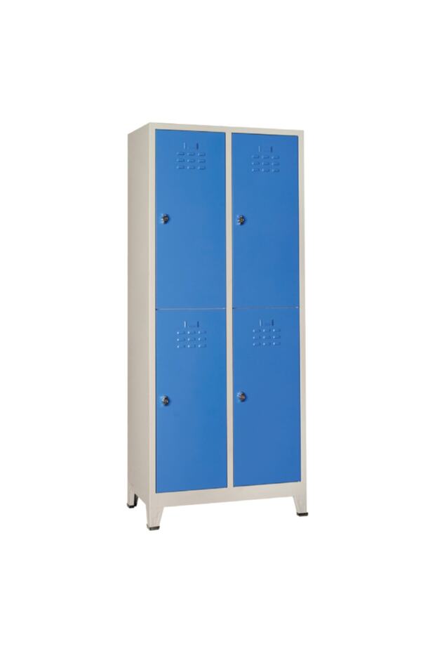Mavi Standart 4'lü Soyunma Dolabı - 1