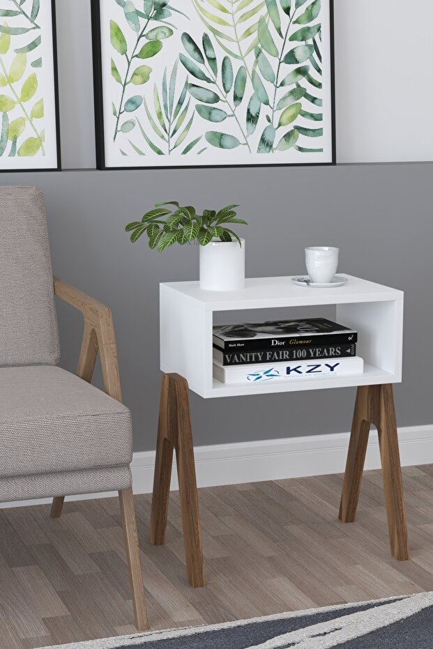 BAŞUCU SEHPA - BEYAZ - 1