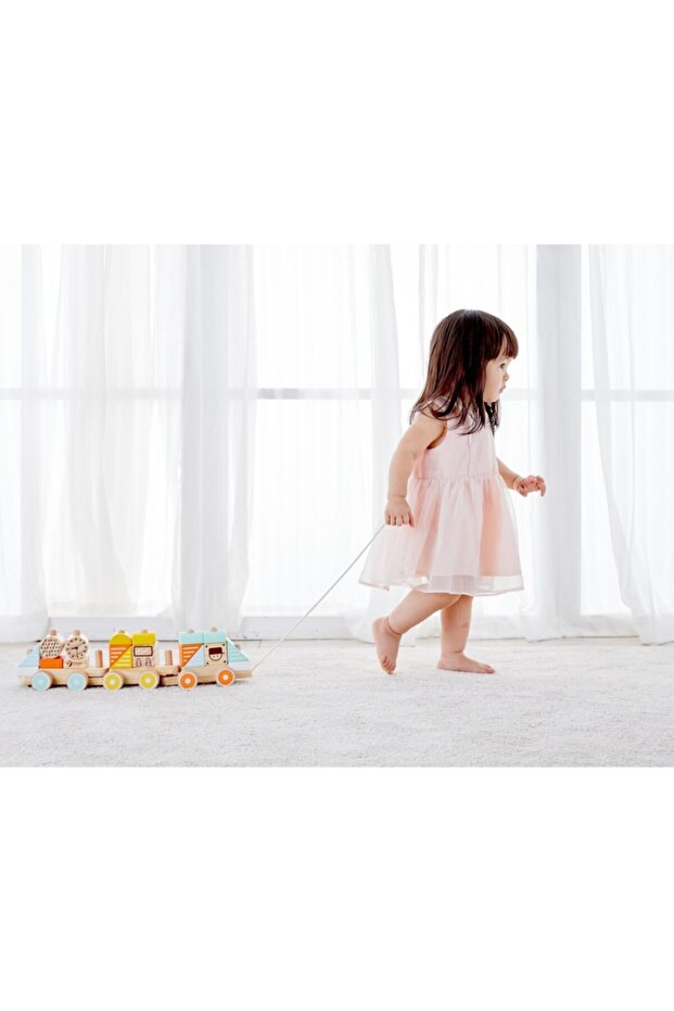 Ahşap Çek Çek Tren - 4