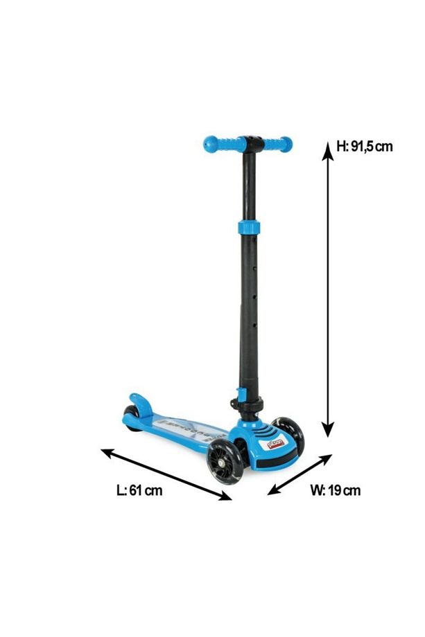 Pilsan Power Işıklı Scooter Sarı 07 354 - 4