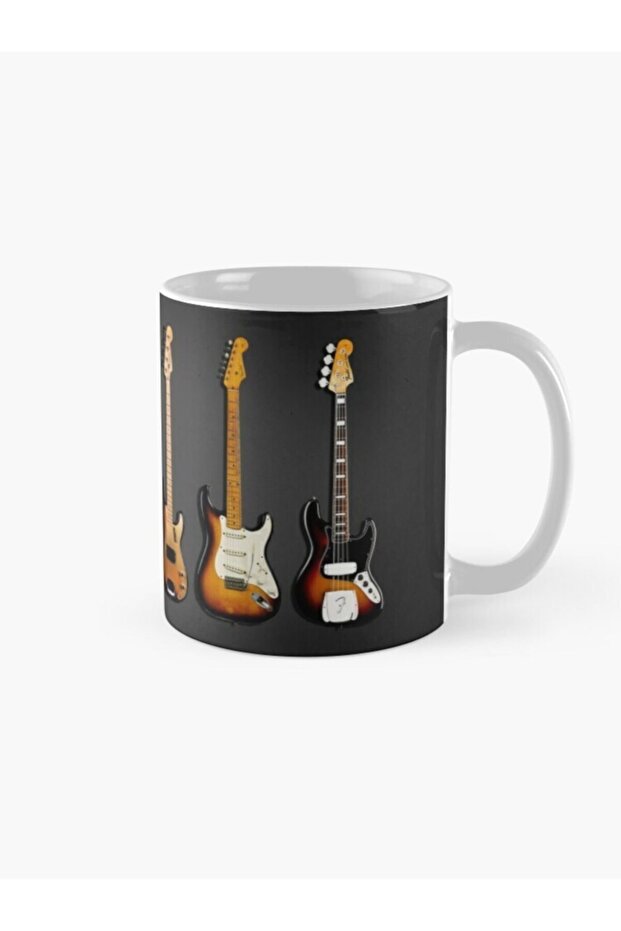 كوب منقوش على شكل جيتار - 1