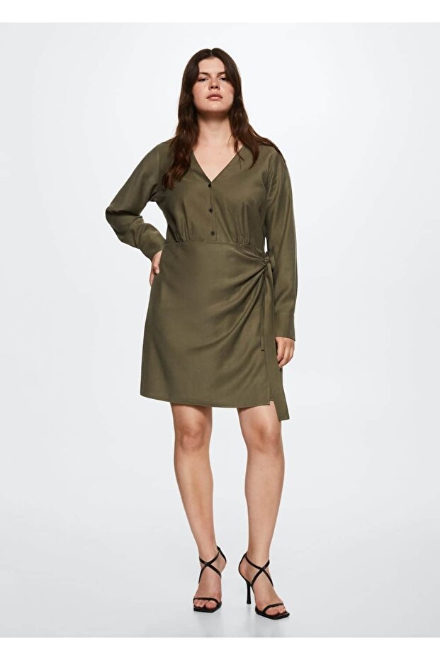 Rochie cu fundă fluidă - 6