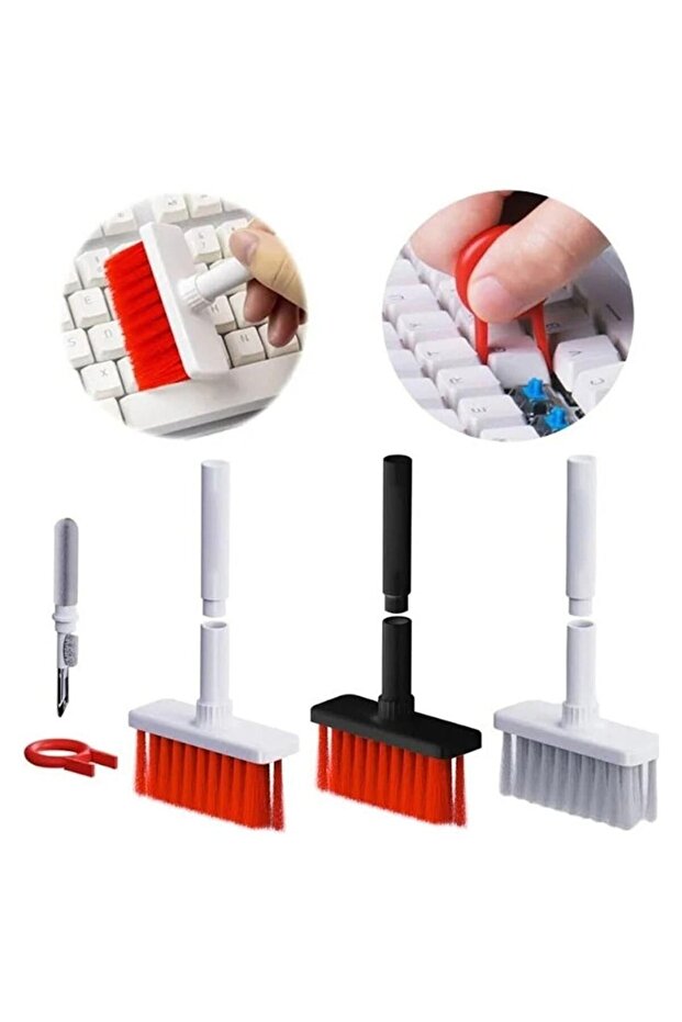 Bluetooth Headphone And Computer Cleaning Pen, Multi-Functional 5 In 1 Pen Kit - 5