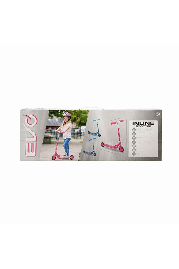 Evo 2 Wheeled Inline Pink Scooter - 2