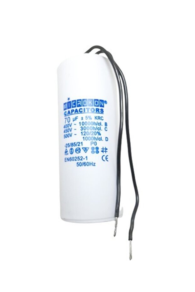 70 Mf Kondansatör 400-450 V Kablolu (DAİMİ) - 1
