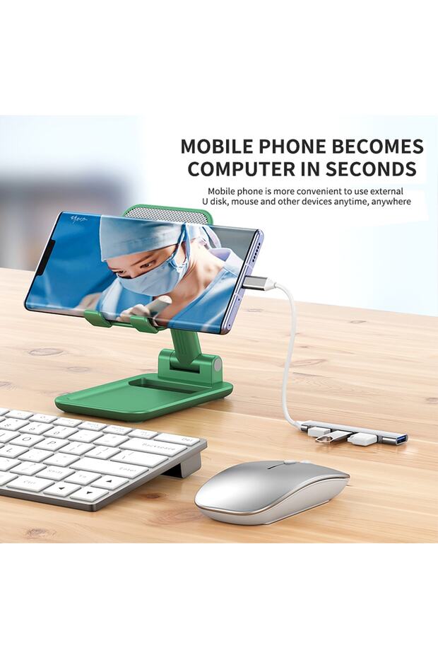 Type-c Usb Çoğaltıcı Usb Hub Otg Usb Çoklayıcı Type C - 4