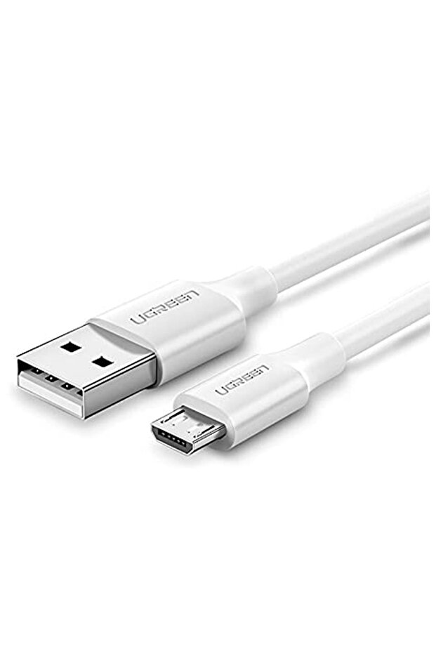 Micro Usb Data Ve Şarj Kablosu, 2 Metre, Beyaz - 1