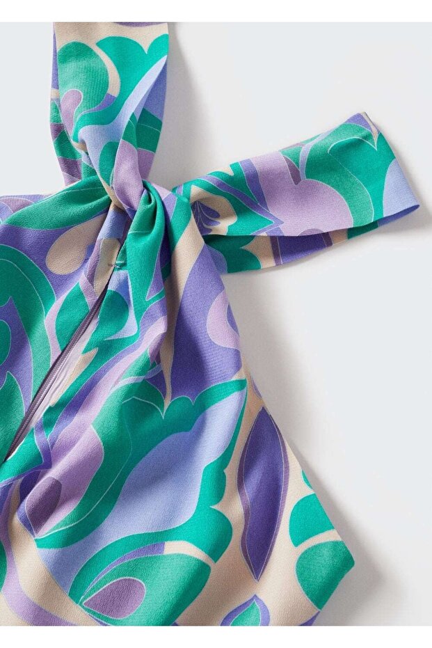 Desenli Akışkan Tulum - 5