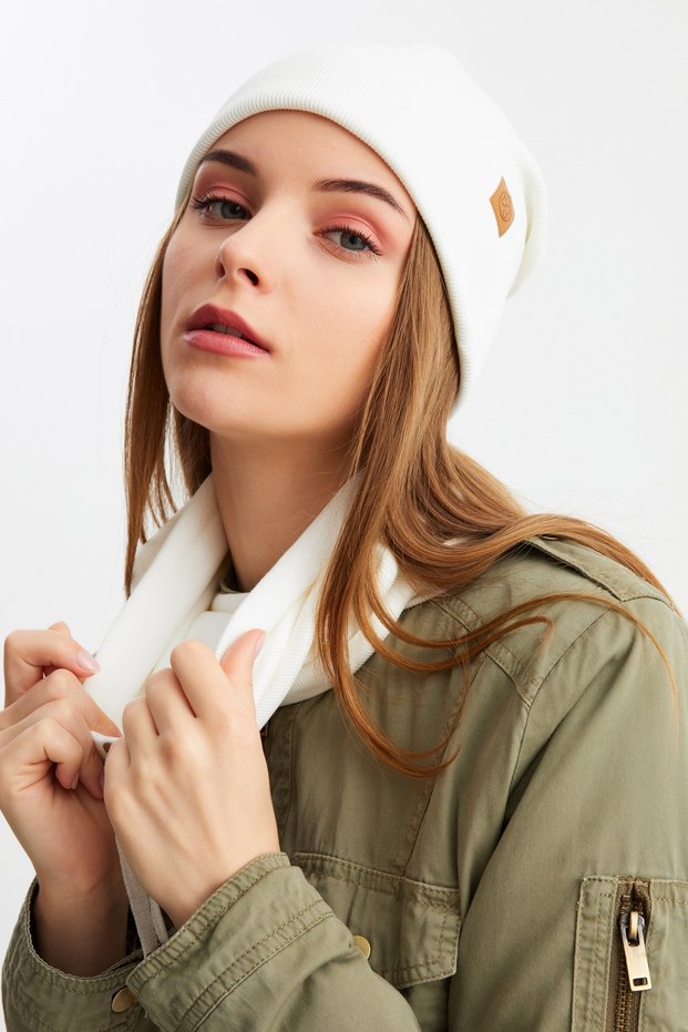 Women's Fisherman Style Cotton Camisole, Anti-Sweat, Ultra Light, Soft Beret Neck Collar Set