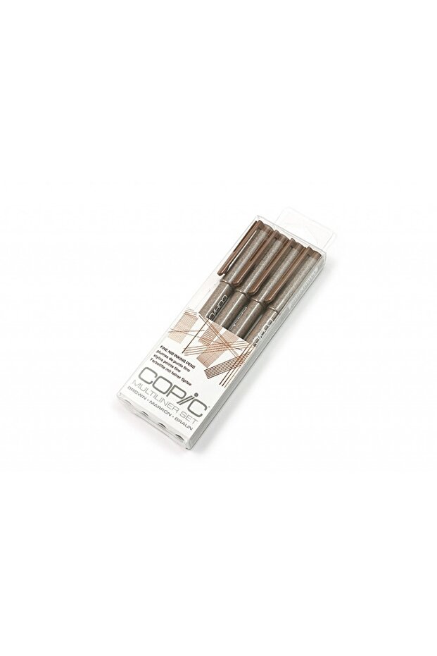 Multiliner Brown Set (0,05, 0,1, 0,3, 0,5)