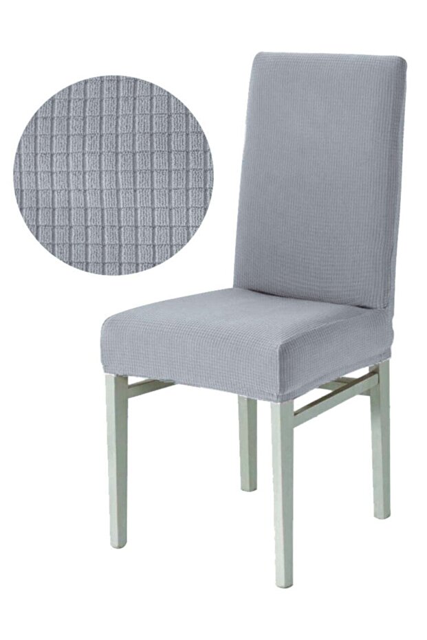 Chair Cover Washable Lycra Flexible Elastic Chair Cover 1 Pack 6Pcs.