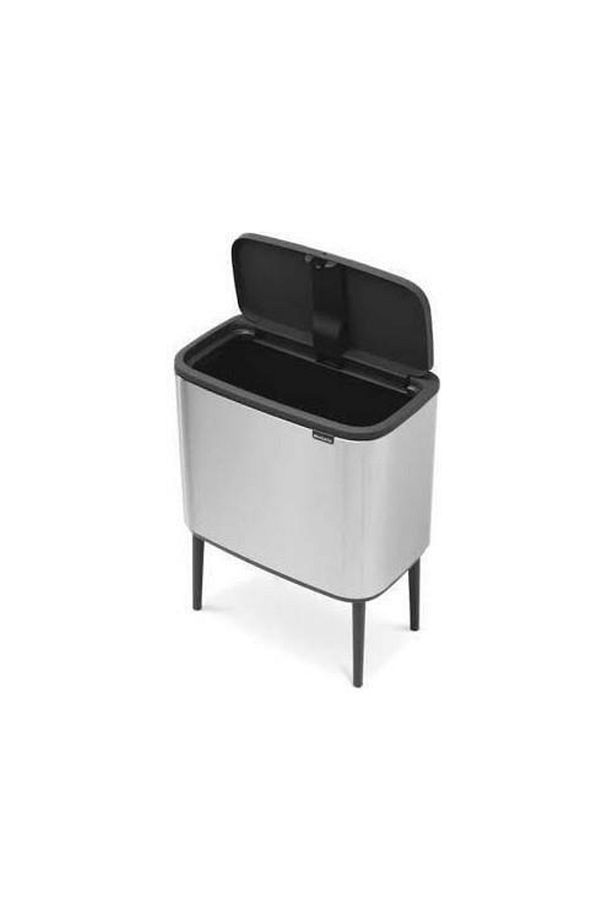Bo Fpp Matt Steel Dokunmatik Çöp Kutusu - 36 lt - 2