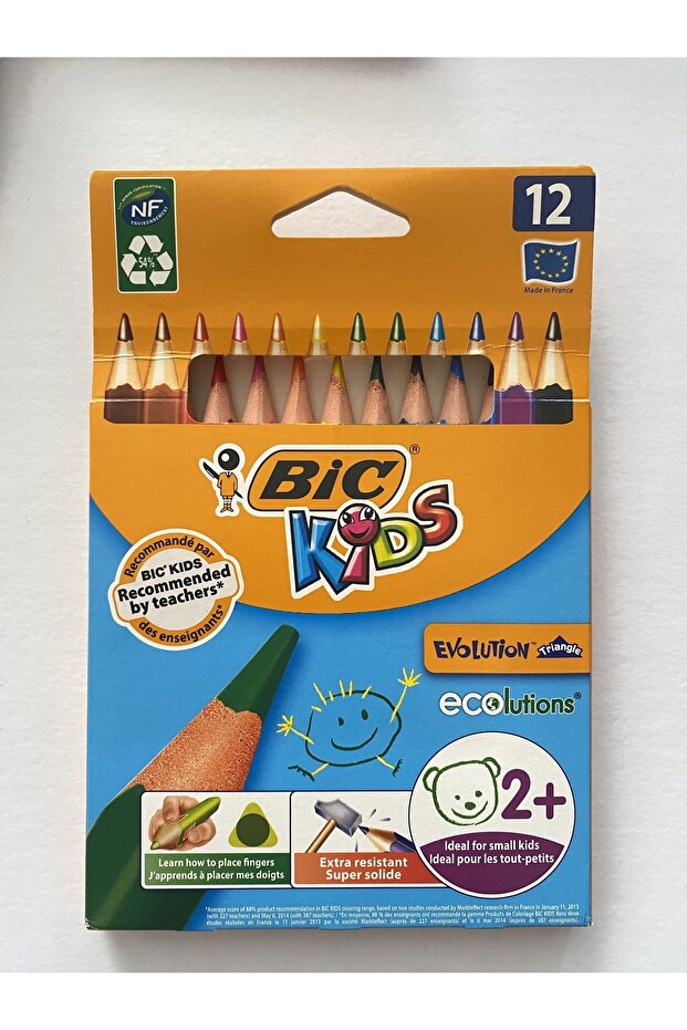 Bic Üçgen Jumbo Kuru Boya - 1