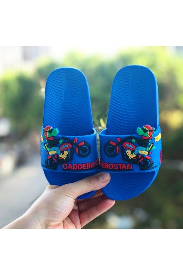 Children's Slippers Dinosaur Figured Anti-Slip Sole Children's Slippers Sea Pool Slippers