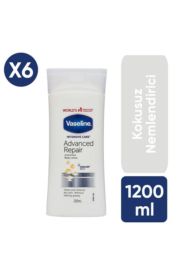 Gelişmiş Onarım Vücut Losyonu 200 Ml 6 Adet Intensive Care Advanced Repair Dry Skin Kuru Ciltler - 1