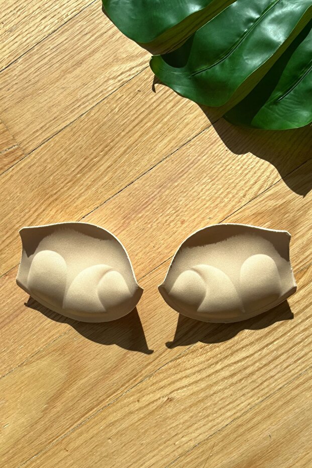 Mayo Bikini Için Dolgu Push Up Kedi Pati Model Ten Çift - 1
