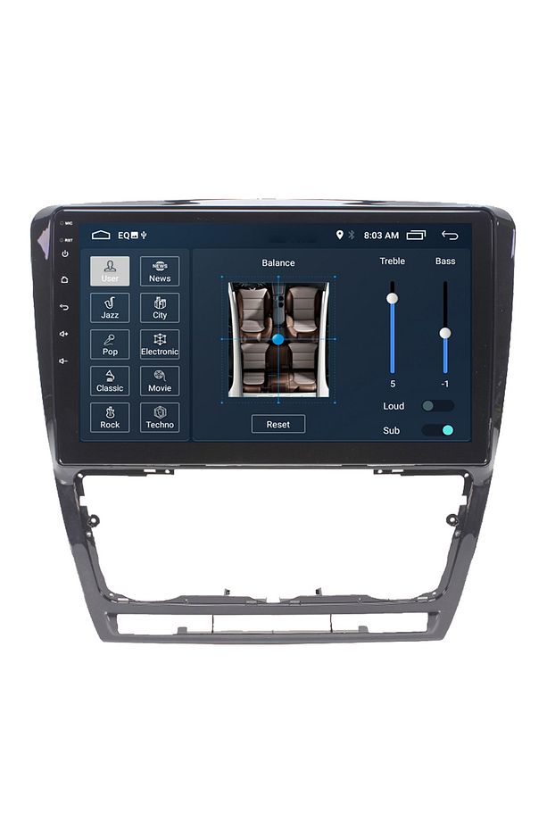 Skoda Yeti Android Carplay Navigasyon Multimedya Ekran Teyp 2gb Ram + 32gb Hdd - 1