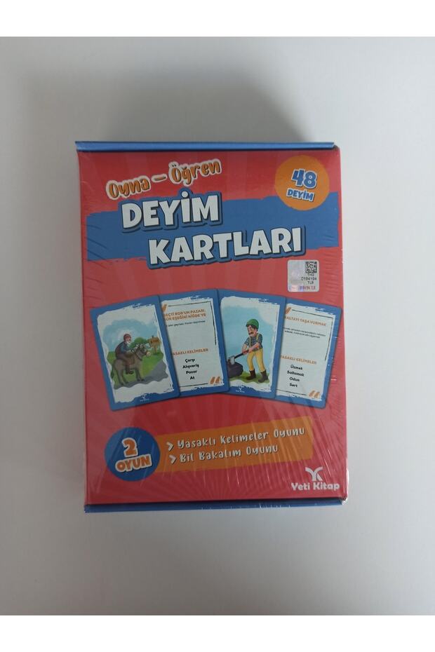 Deyim Kartları (Oyna-Öğren) Yeti Kitap(Koruma Poşetli)