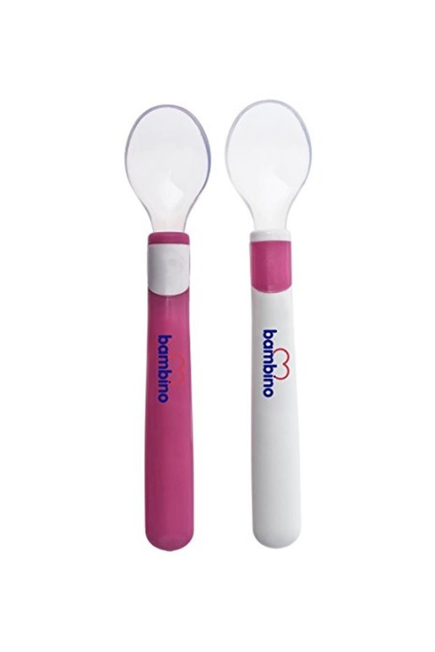 P0406 Double Feeding Spoon, Multicolored