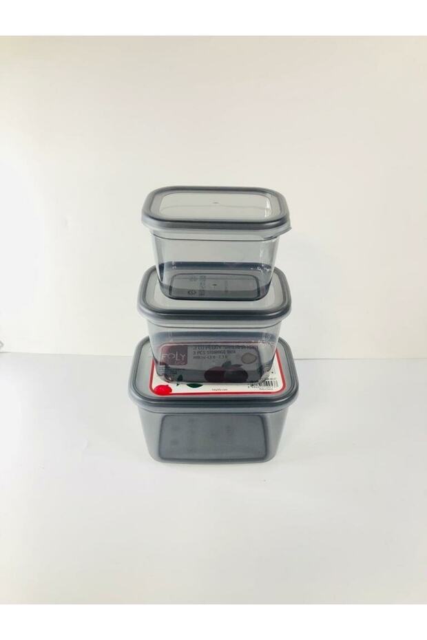 Anthracite 3 Piece Deep Storage Set - Fobhome