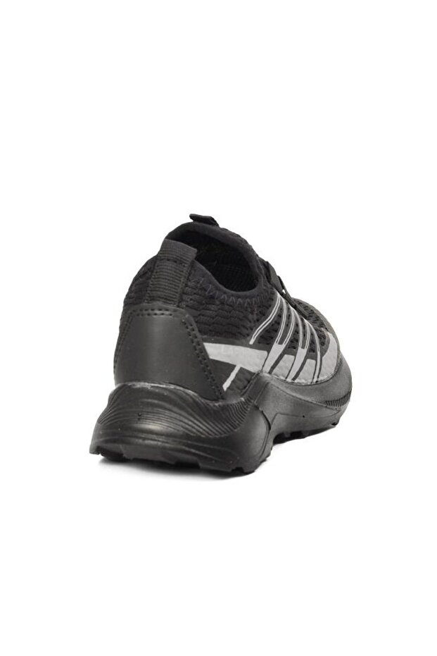Bishop Black White Mesh Summer Children's Sports Shoes Black White