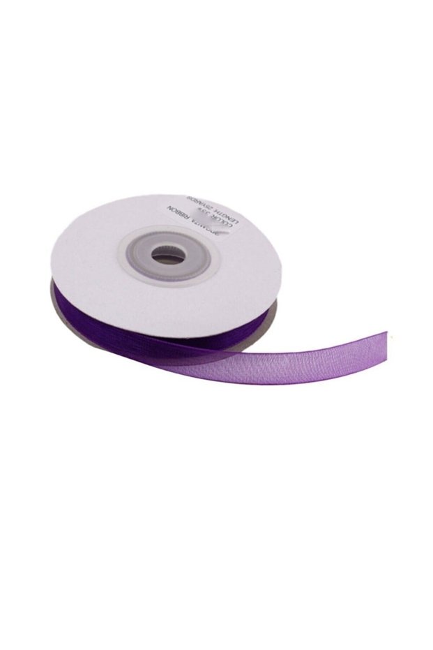 Organza Ribbon 10 mm - 22 meters Purple