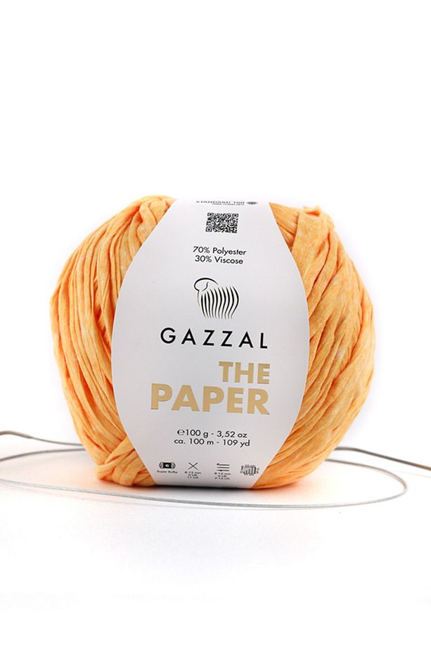 The Paper Yumusak Kagıt Ip El Örgü Ipligi, 100 Gr, 100 Mt Taka Yarn (3961) - 1