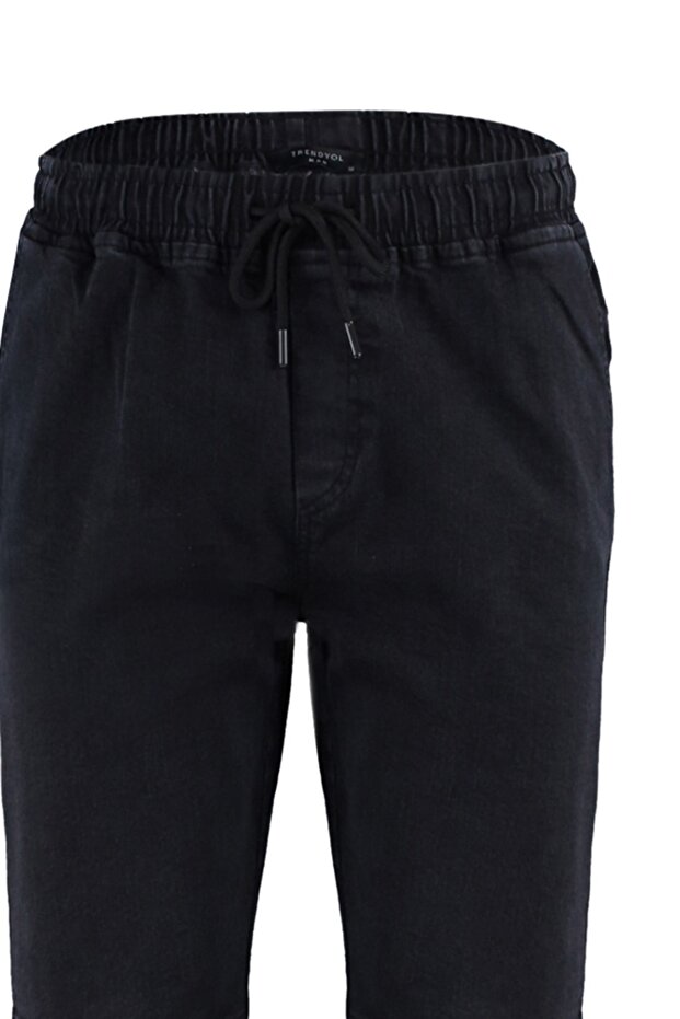 Antrasit Smoke Rahat Kalıp Dikiş Detaylı Jogger Jeans Kot Pantolon TMNAW23JE00060 - 8
