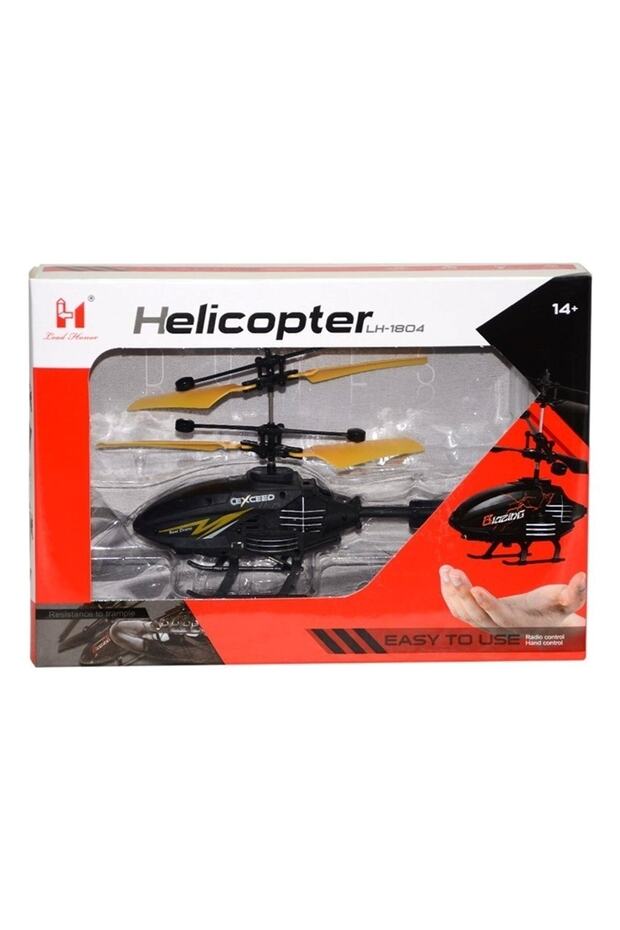 Lh-1804 El Sensörlü Usb Şarjlı Uçan Helikopter 20 Cm Sarı - 8
