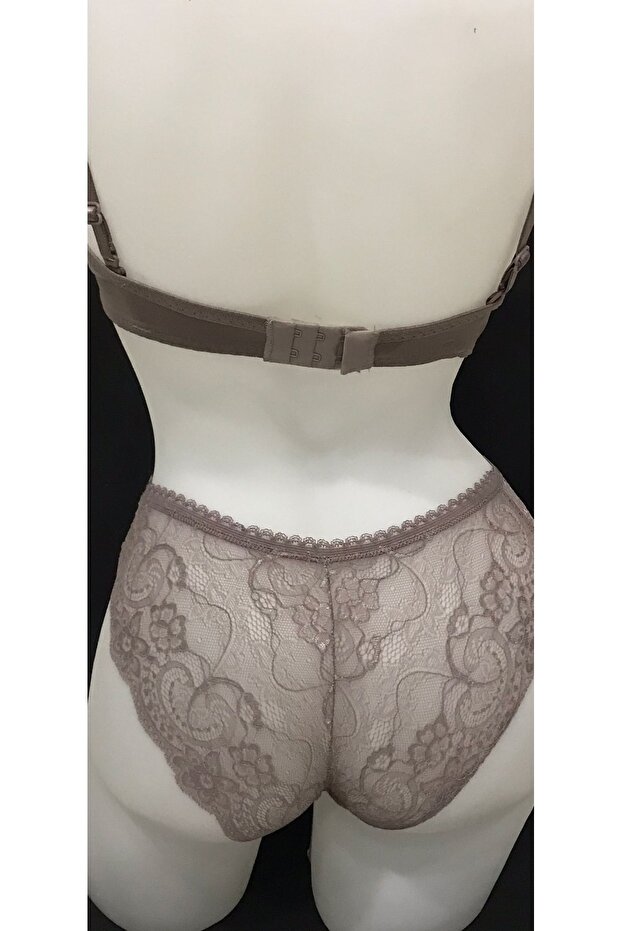 طقم حمالة صدر مدعوم بحشوة صغيرة - 3