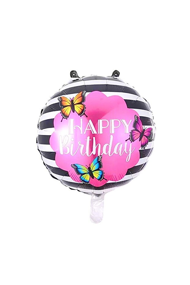 Butterfly Happy Birthday Foil Balloon 1 Piece