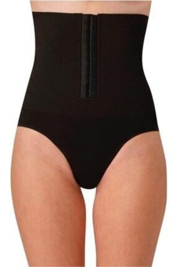 Women's Black Agraffiti High Waist Slip Corset